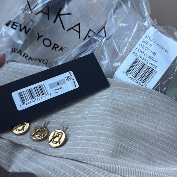 NWT 💎 Donna Karan pinstripe blazer - Picture 6 of 9